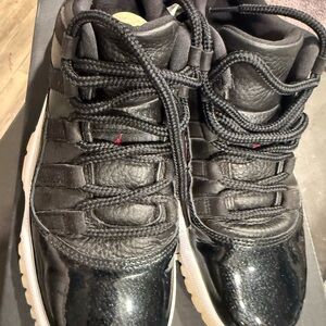 Air Jordan 11 Retro Low Black and White Sneakers